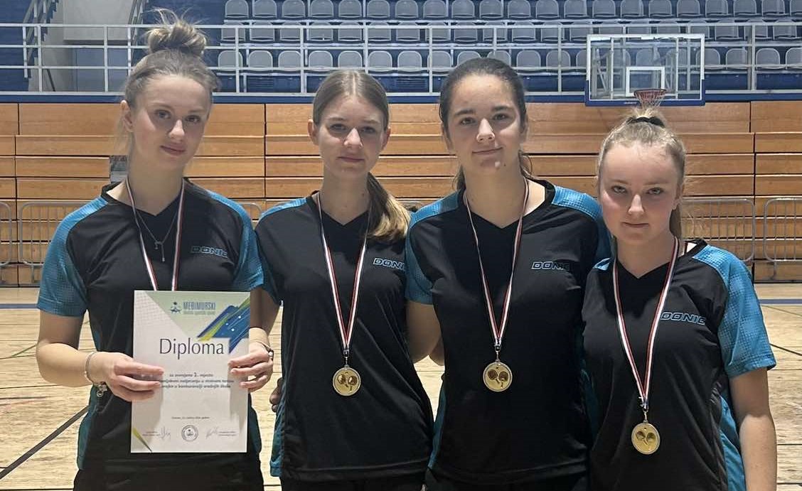 Marta, Nela, Sofia i Nina zlatne u stolnom tenisu