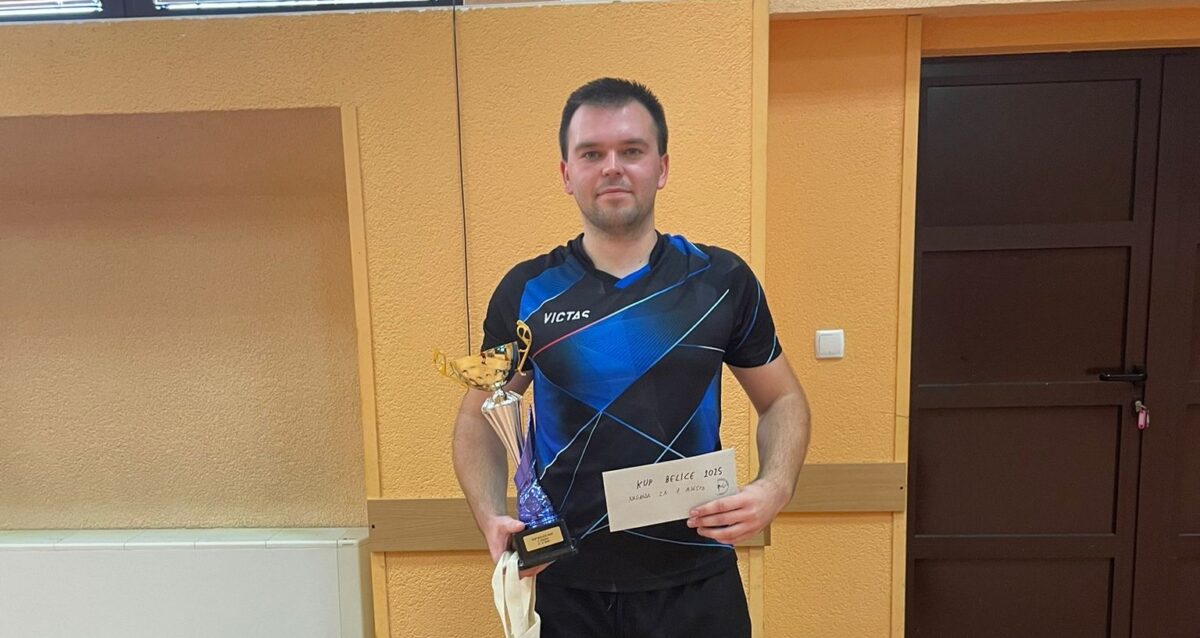 Filip Godina pobjednik 1. Kupa Belice u stolnom tenisu