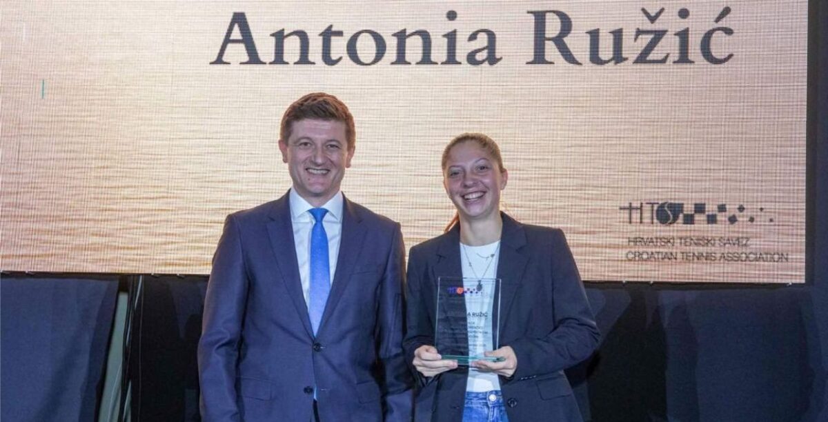 Antonia Ružić proglašena najboljom hrvatskm tenisačicom
