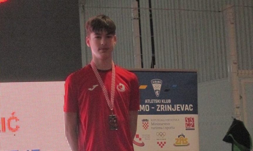 Leo Mesarić brončani na Dvoranskom prvenstvu